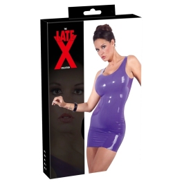 Latex Mini Dress purple S