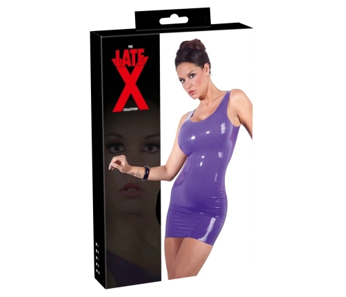 Latex Mini Dress purple S