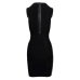 Latex Dress black 2XL