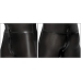 LateX Men's Full Body Black Latex Jumpsuit L with Dual Zippers