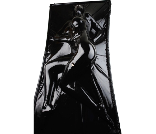 LateX Vacuum System Bed Black 1x2m Natural Rubber with Breathing Openings