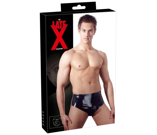 Men's Latex Briefs with Plug L