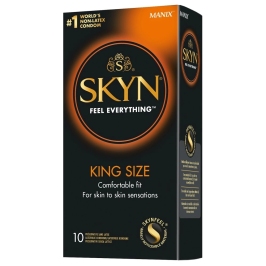 Manix SKYN King Size 10 pcs Large Polyisoprene Vegan Condoms