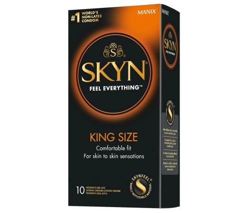 Manix SKYN King Size 10 pcs Large Polyisoprene Vegan Condoms