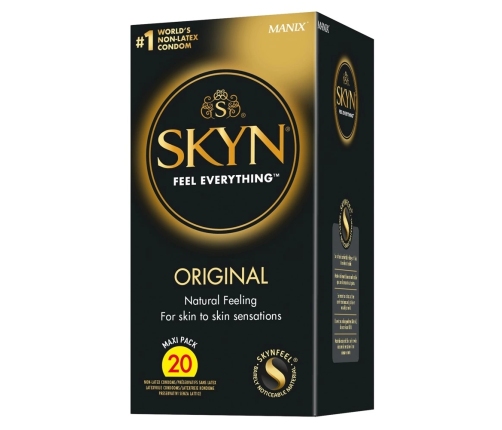 SKYN ORIGINAL - Prezerwatywy Sensoprene 20 szt. nielateksowe 53mm