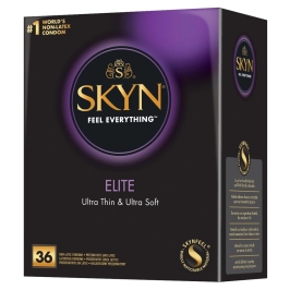 Manix SKYN Elite Ultra-Thin Polyisoprene Condoms 36-Pack Vegan Latex-Free
