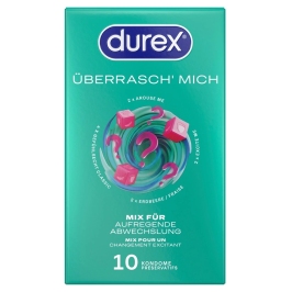 Durex Surprise Me Premium Mix 10-Pack Assorted Condoms Set