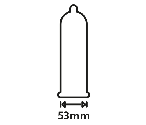 Secura Original 100 Pack Transparent Latex, Vegan, Silky Finish 53mm