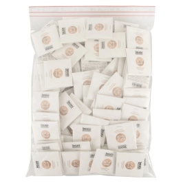 Secura Original 100 Pack Transparent Latex, Vegan, Silky Finish 53mm