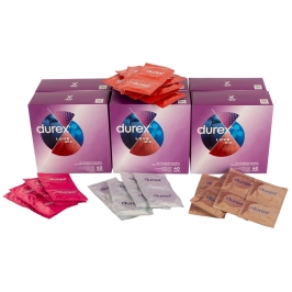 Durex Love Mix Assorted Condoms 40pcs - 5 Types, Anatomical Shape