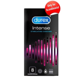 Durex Intense 8 pcs - Textured Condoms with Stimulating Gel
