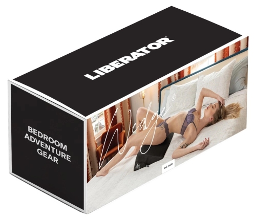 Liberator Wedge Black Ergonomic Positioning Cushion 61x35.5x18 cm