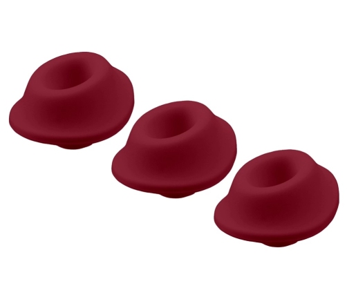 Womanizer 3-Pack Replacement Heads S Bordeaux Silicone Accessories