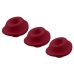 Womanizer 3-Pack Replacement Heads S Bordeaux Silicone Accessories