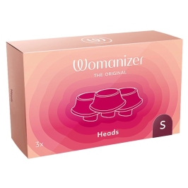 Womanizer 3-Pack Replacement Heads S Bordeaux Silicone Accessories