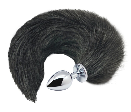 Alive Black&White Fox Tail M