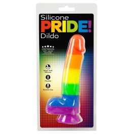 You2Toys PRIDE! Rainbow Silicone Model with Suction Cup 21 cm