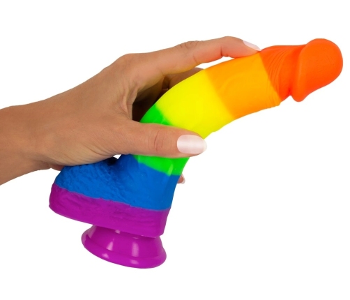 You2Toys PRIDE! Rainbow Silicone Model with Suction Cup 21 cm
