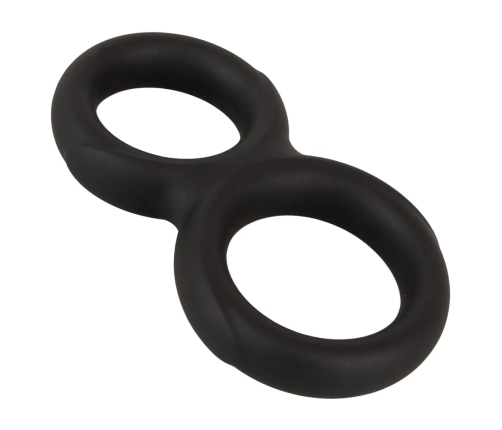 Erecto Double Support Ring Liquid Silicone Flexible Black 19g