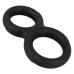 Erecto Double Support Ring Liquid Silicone Flexible Black 19g