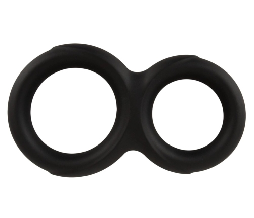 Erecto Double Support Ring Liquid Silicone Flexible Black 19g