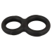 Erecto Double Support Ring Liquid Silicone Flexible Black 19g