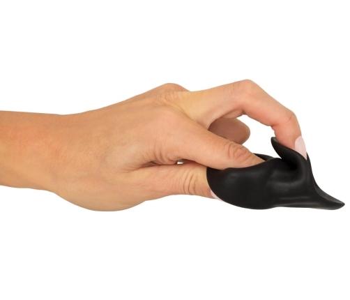 Erecto Liquid Silicone Intimate Ring & Ball Stretcher Duo, Black, 8 cm