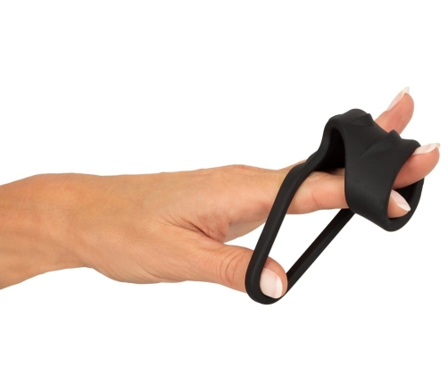 Erecto Liquid Silicone Performance Sleeve with Dual Support Rings, 8cm