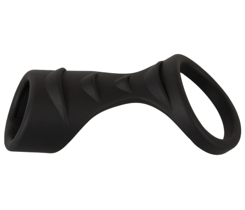 Erecto Liquid Silicone Performance Sleeve with Dual Support Rings, 8cm