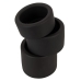 Erecto Liquid Silicone Ball Ring Set - 3 Sizes, Flexible, Black