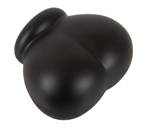 Erecto Liquid Silicone Anatomical Ball Support Ring 7x8.5cm Black