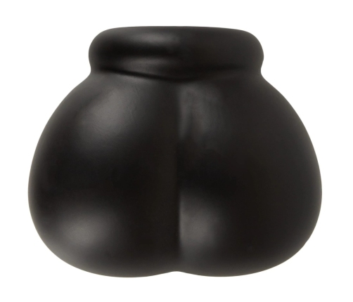 Erecto Liquid Silicone Anatomical Ball Support Ring 7x8.5cm Black