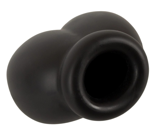 Erecto Liquid Silicone Anatomical Ball Support Ring 7x8.5cm Black