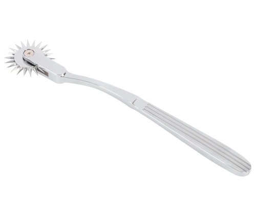 Fetish Collection Silver Single Pinwheel Steel Precision Tool 18.5cm