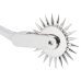 Fetish Collection Silver Single Pinwheel Steel Precision Tool 18.5cm