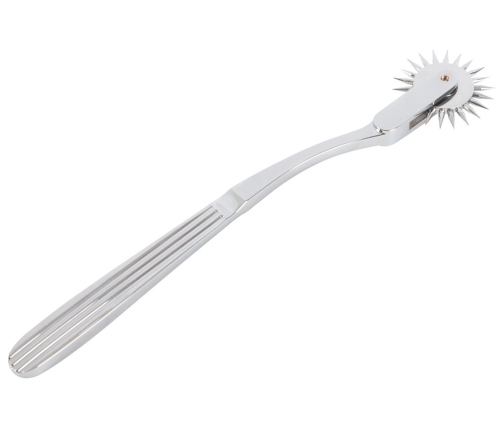 Fetish Collection Silver Single Pinwheel Steel Precision Tool 18.5cm