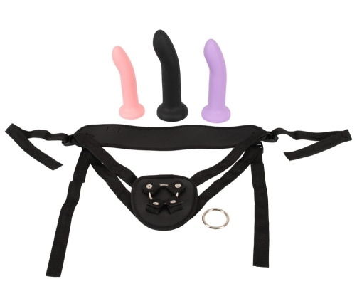 You2Toys Your Strap-On 3-Piece Harness Set Liquid Silicone S/M/L
