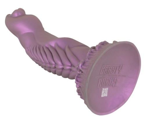 Beasty Cocks Alien Phallus Liquid Silicone Intimate Machine 21 cm Metallic