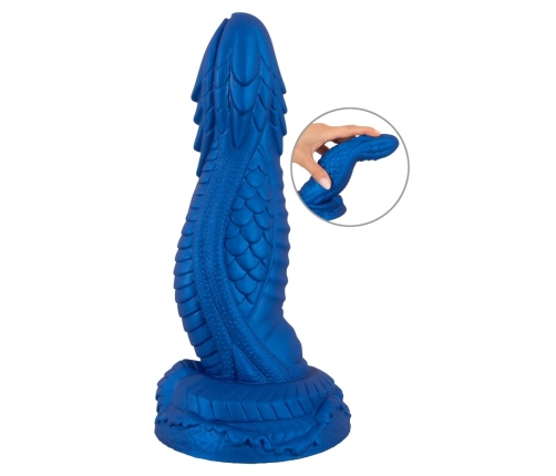 Beasty Cocks Symbiont Tease Liquid Silicone Model, Metallic, 19.8 cm