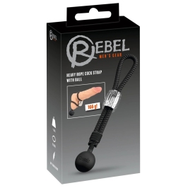 Rebel Heavy Rope Adjustable Silicone System with Sliding Metal Weight 21.5cm