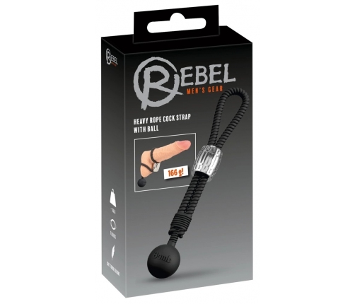 Rebel Heavy Rope Adjustable Silicone System with Sliding Metal Weight 21.5cm