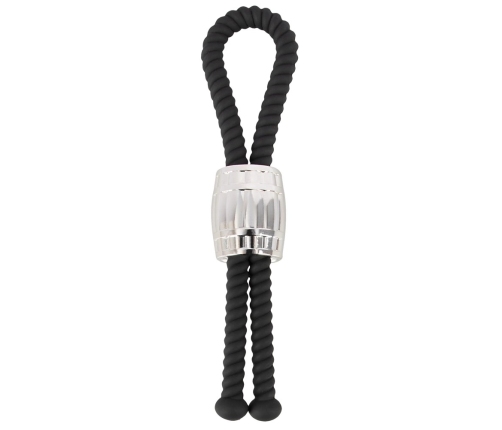 Rebel Heavy Rope Adjustable Anatomical Silicone Loop with Metal Weight 14.5cm