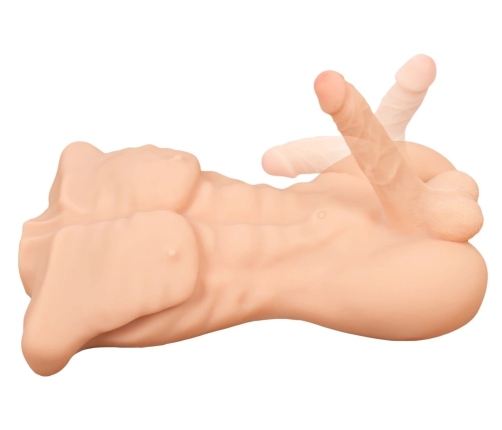 Realistixxx Deluxe Man Anatomical Torso, Naturskin Material, 52 cm