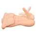 Realistixxx Deluxe Man Anatomical Torso, Naturskin Material, 52 cm