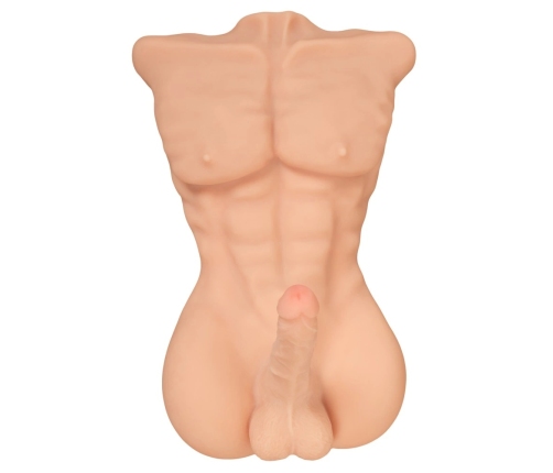 Realistixxx Deluxe Man Anatomical Torso, Naturskin Material, 52 cm