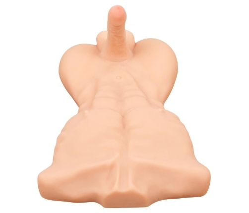 Realistixxx Deluxe Man Anatomical Torso, Naturskin Material, 52 cm