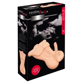 Realistixxx Deluxe Man Anatomical Torso, Naturskin Material, 52 cm