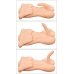 Realistixxx Deluxe Man Anatomical Torso, Naturskin Material, 52 cm