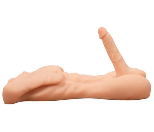 Realistixxx Deluxe Man Anatomical Torso, Naturskin Material, 52 cm