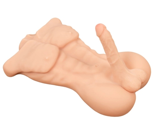 Realistixxx Deluxe Man Anatomical Torso, Naturskin Material, 52 cm